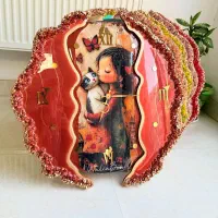 ساعت رزینی با عکس دلخواهتون|ساعت دیواری و تزئینی|فارسان, |دیوار