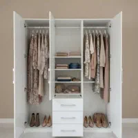 کمد آینه دار مدل پرنیان|جاکفشی، کمد، دراور|رشت, خمیران زاهدان|دیوار