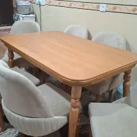 میز نهار خوری|میز و صندلی غذاخوری|اهرم, |دیوار