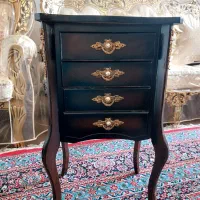 میز تلفن چوبی