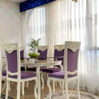 فروش مبل استیل 9 نفره با میز نهار خوری شش نفره|مبلمان خانگی و میز عسلی|لاهیجان, گلستان|دیوار