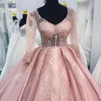 لباس عقد گلبهی جدید