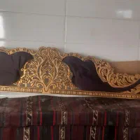 بالا پرده چوبی تمیز