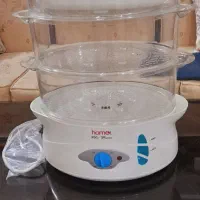 دستگاه بخار پز سه طبقه