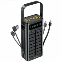 پاور بانک سولار x30000 فست شارژ و خورشیدی