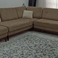 مبل راحتی ۷ نفره به همراه جلو مبلی و دو عدد عسلی|مبلمان خانگی و میز عسلی|ساوه, |دیوار