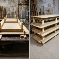 کفی تخت خوای نئوپانی و تشک تندیس