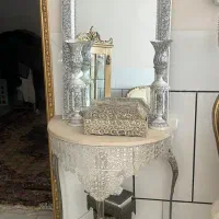 اینه شمدان و میز -ظروف ملیله