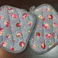 دستگیره نسوز چهارگوش گلدار آشپزخانه فروشگاه بوتیا