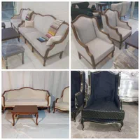 مبل کویین ۷نفره فرانسوی *مبل کاخ|مبلمان خانگی و میز عسلی|خرمآباد, |دیوار