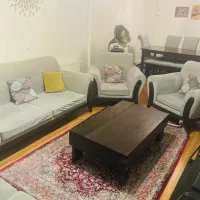 فروش مبل هفت نفره +میز ناهار خوری