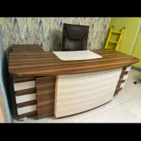 فروش میز مدیریت با صندلی چرمی