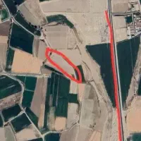 زمین کشاورزی ۷۷۸۶ متر مربع / 2ساعت حقآبه کانال