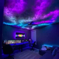 لاین نوری . اجرای سقف ابری|خدمات پیشه و مهارت|چغادک, |دیوار