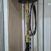 قلیان سوپاپ دارمشکی طلایی همراه با کیف|کلکسیون و سرگرمی|بندر ماهشهر, |دیوار