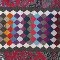 پادری و گلیم بزرگ دست بافت|پادری|اردکان, |دیوار