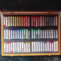 پاستل گچی گالری ۷۲ رنگ|لوازم التحریر|گنبد کاووس, |دیوار