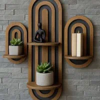 شلف جاکیلیدی|کتابخانه، شلف، قفسههای دیواری|مشهد, حضرت حجت|دیوار