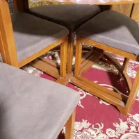 میز غذا خوری ۴نفره گرد سالم