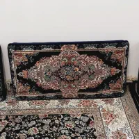 فرش ۹ متری یک جفت به همراه سه پادری و ۲ جفت پشتی|فرش|ری, شهرک نظامی|دیوار