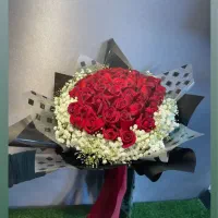 دسته گل باکس گل|گل و گیاه طبیعی|برخوار, |دیوار