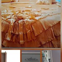 سرویس کامل تخت و میز آرایش پاتختی و کفی تخت