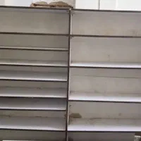 قفسه چوبی ، ویترین|کتابخانه، شلف، قفسه‌های دیواری|مبارکه, |دیوار