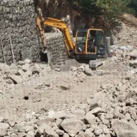 اجاره مینی بیل زنجیری باپیکور|خودرو سنگین|رشت, منظریه|دیوار