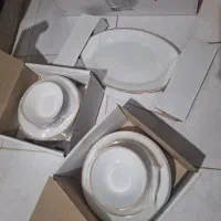 سرویس چینی زرین ۶ نفره|ظروف سرو و پذیرایی|فولادشهر, C1|دیوار