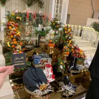 دیزاین یلدا شب چله میوه آرایی ماشین عروس دسته گل|خدمات پذیرایی، مراسم|مشهد, جانباز|دیوار