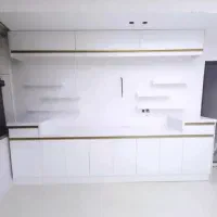 کابینت های گلاس کیفیت عالی درجه ۱سفید