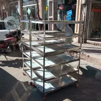 میز استیل سینک وان هود میزکار کابینت ترولی آبچکان|کافیشاپ و رستوران|قم, قلعه صدری|دیوار