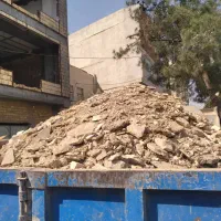 حمل نخاله مصالح با نیسان کمپرسی اجر ماسه سیمان گچ