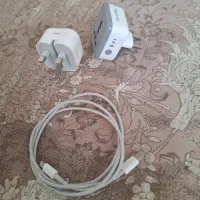 شارژر گوشی آیفون و محافظ تایمر دار وسیم اصلی