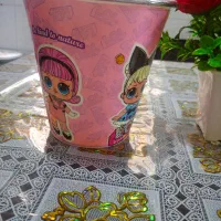 سطل اشغال عروسکی دخترانه دورش عروسک دار