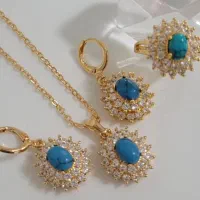 سرویس رنگ ثابت فیروزه ای