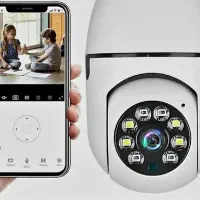 انواع،دوربین مداربسته بی سیم(لامپی)شنودصدا