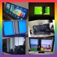 خرید تلویزیون های خراب و شکسته LCD . LED 4K