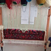 2عدد فرش دستبافت نقشه گل و گلدان|فرش|ملایر, |دیوار