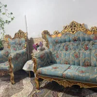 مبل سلطنتی هفت نفره همراه با جلو مبلی