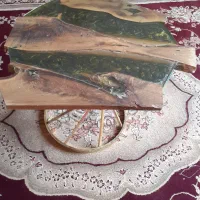 میز رزین کارهنر دست