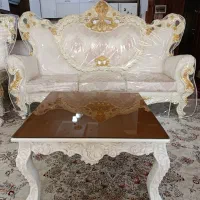 مبل سلطنتی ۹نفره درحدنو باسه میز  بازدید مشهد|مبلمان خانگی و میز عسلی|گناباد, |دیوار