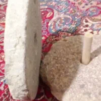 سنگ آسیاب قدیمی|کلکسیون اشیاء عتیقه|آذرشهر, |دیوار