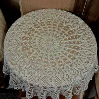 رومیزی قلاب بافی