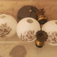لوستر حبابی سه شاخه