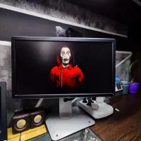 مانیتور 24 اینچ dell فروش با چک