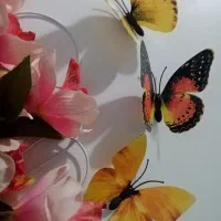 گل با پروانه همه باهم 200 هزار تومان|گل مصنوعی|خرمدره, |دیوار