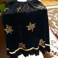 تعویض لباس دست دوز پارچش مخمل کشی