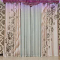 پرده هازان ۲ طرف پنل و پرده شاین