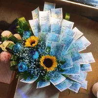 باکس پول پول ارایی دسته گل. پول نو هم موجود داریم